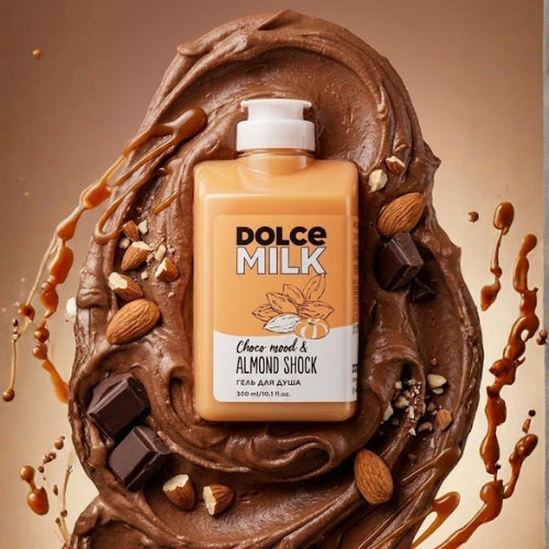 DOLCE MILK Shower Gel "Choco Mood & Almond Shock" – 300 ml