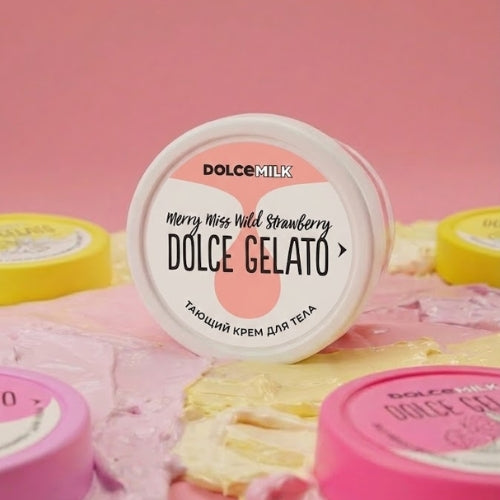 DOLCE MILK Melting Body Cream "Merry Miss Wild Strawberry" – 200 ml