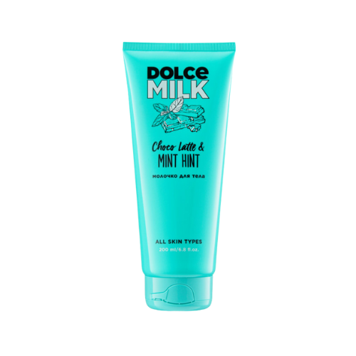 DOLCE MILK Body Milk “Choco Latte & Mint Hint” – Moisturizing & Nourishing Body Lotion, 200 ml