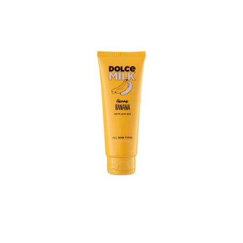 DOLCE MILK Hand Cream Hanna Banana – Nourishing & Restorative Banana Hand Care with Milk Proteins & Shea Butter, 75 ml