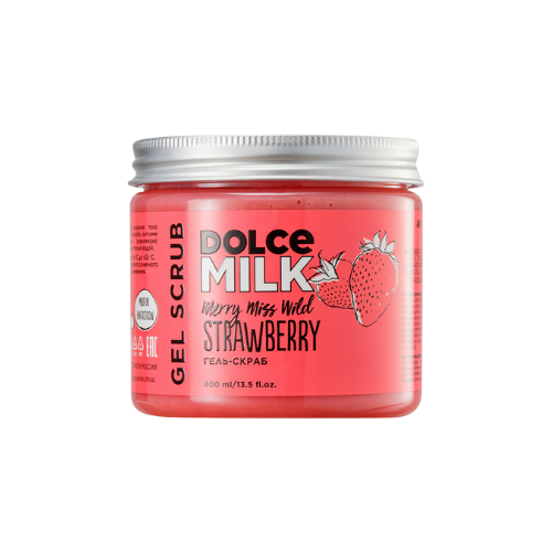 DOLCE MILK Shower Gel Scrub "Merry Miss Wild Strawberry" – 400 ml