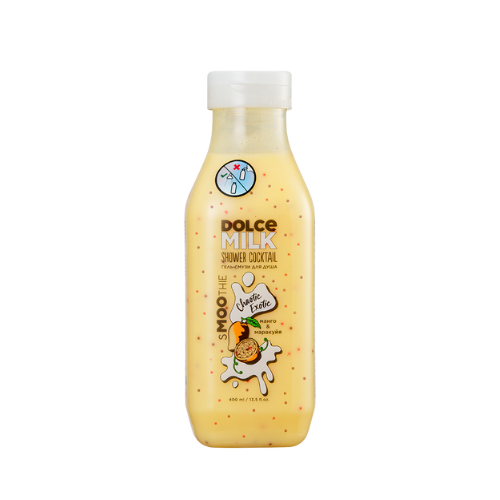 DOLCE MILK Chaotic Exotic Shower Gel Smoothie – Mango & Milk Protein Energizing Formula, 400 ml
