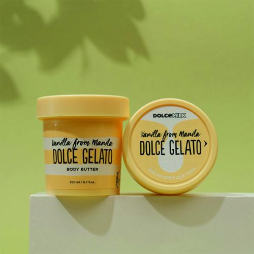 DOLCE MILK Vanilla From Manila Body Butter – Deep Nourishment & Moisture with Shea Butter, 200 ml