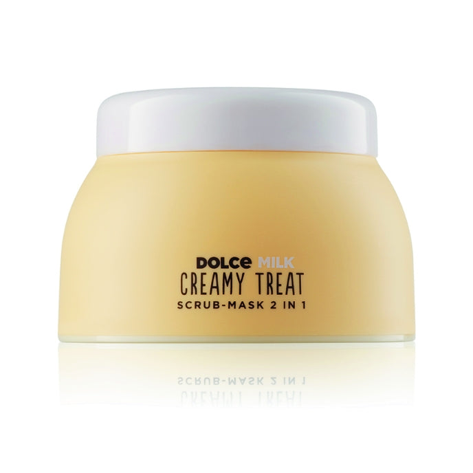 DOLCE MILK Creamy Treat 2-in-1 Scrub & Mask – Gentle Exfoliating and Nourishing Face Treatment, 100 ml