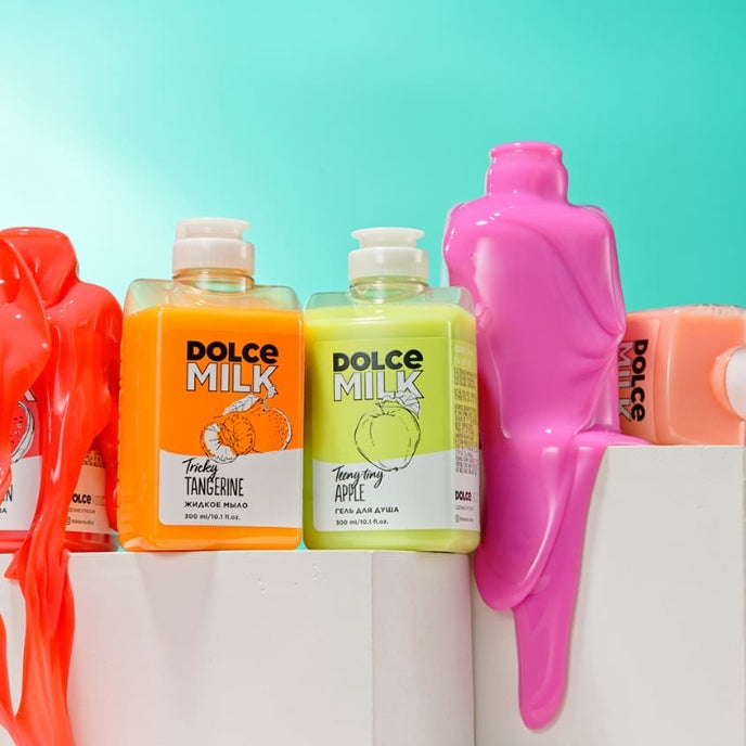 DOLCE MILK Cheery Cherry Shower Gel – Moisturizing & Gentle Cleansing with Milk Proteins, 300 ml