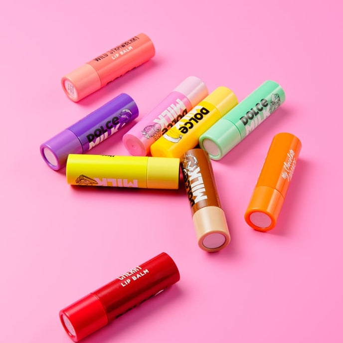 DOLCE MILK Fairy Berries Lip Balm – Moisturizing & Nourishing Lip Care with Milk Proteins, 4 g