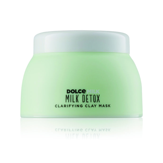 DOLCE MILK Milk Detox Clarifying Clay Mask – Detoxifying & Anti-Acne Face Mask with Milk Proteins, 100 ml