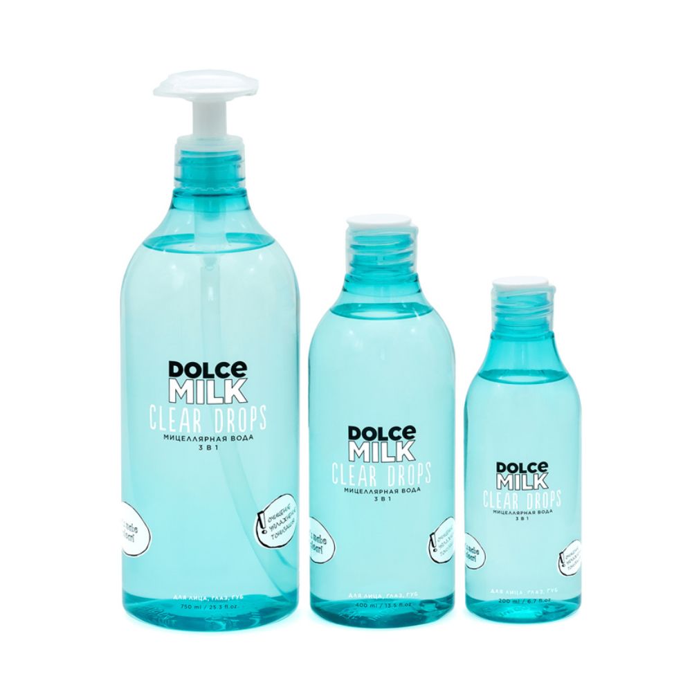 DOLCE MILK Clear Drops Micellar Water – 750 ml