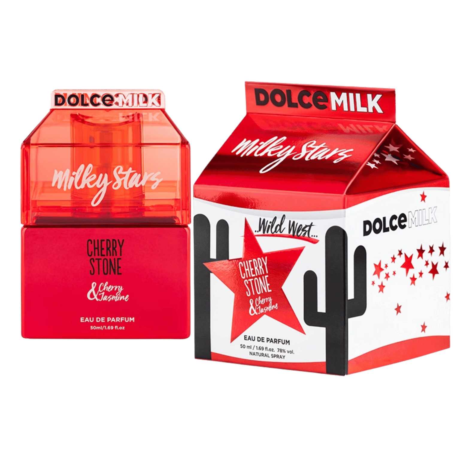 DOLCE MILK Cherry Stone Eau de Parfum for Women – Cherry & Jasmine Oriental Scent, 50 ml