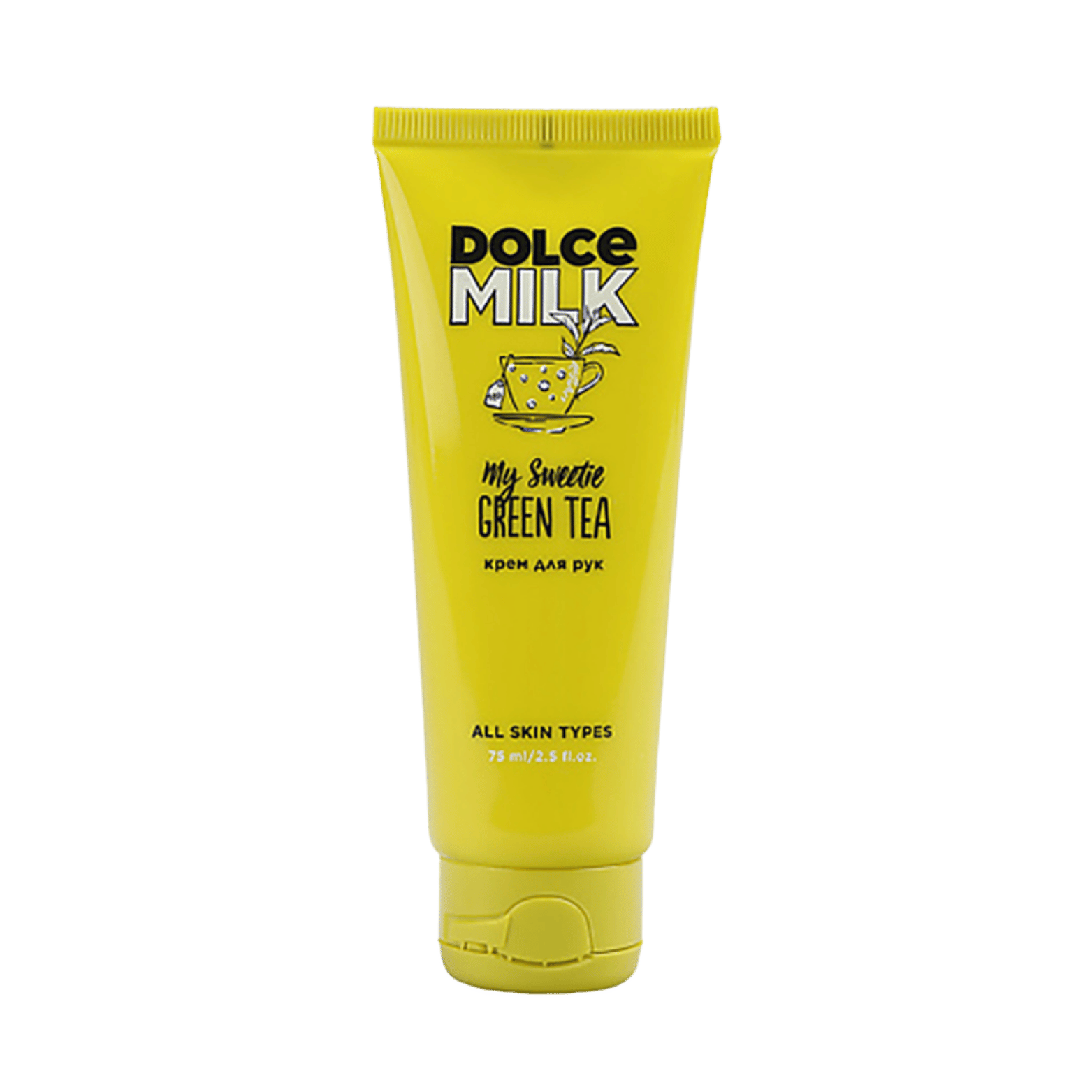 DOLCE MILK Hand Cream My Sweetie Green Tea – Nourishing & Moisturizing Hand Care with Milk Proteins & Shea Butter, 75 ml