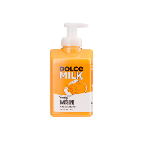 DOLCE MILK Liquid Soap “Tricky Tangerine” – Moisturizing Hand Soap with Milk Proteins, 300 ml