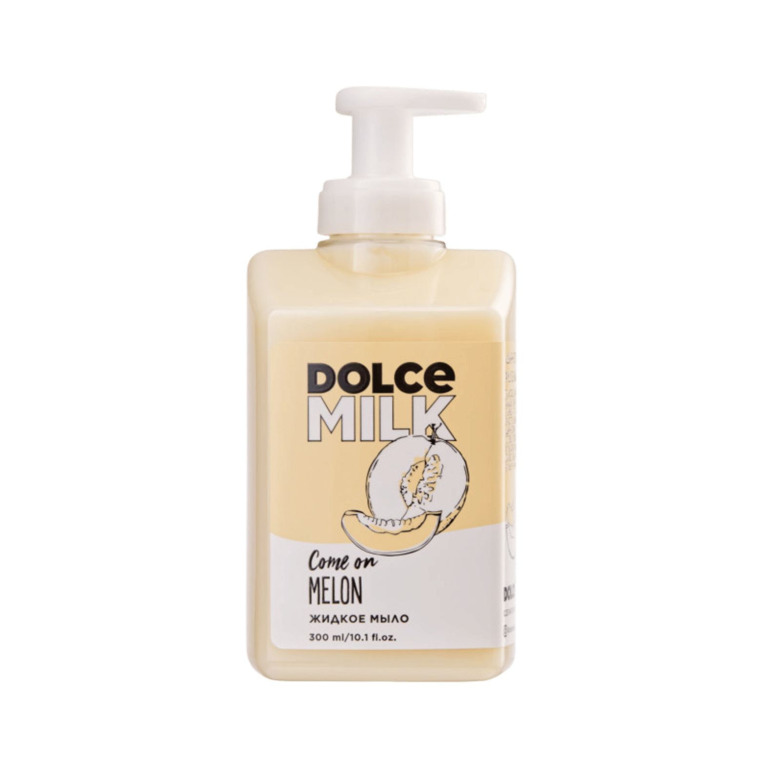 DOLCE MILK Liquid Soap “Come On Melon” – Moisturizing Hand Wash with Milk Proteins, 300 ml