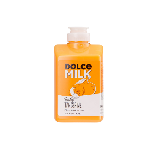 DOLCE MILK Tricky Tangerine Shower Gel – Moisturizing Body Cleanser with Milk Proteins, 300 ml