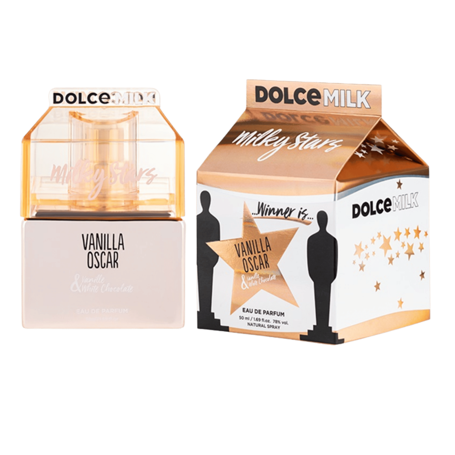 DOLCE MILK Vanilla Oscar Eau de Parfum for Women – White Chocolate & Cashmeran Wood Scent, 50 ml