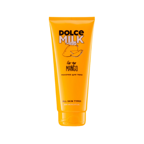 DOLCE MILK Go-Go Mango Body Milk – Moisturizing Milk with Shea Butter & Mango Extract, 200 ml