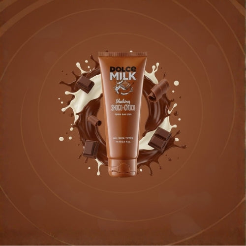 DOLCE MILK Shaking Shoco-Choco Hand Cream – Moisturizing & Restorative Shea Butter Formula, 75 ml