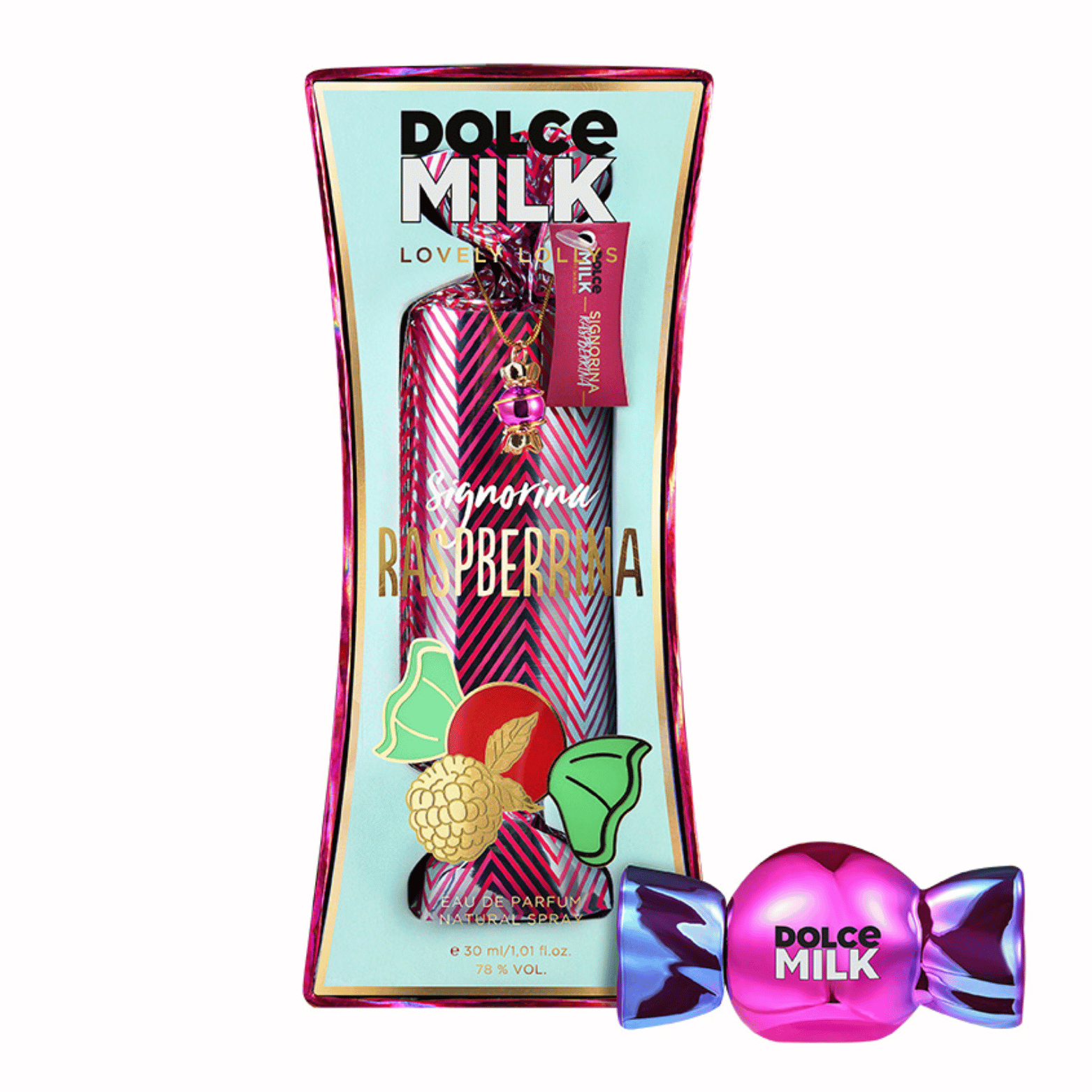 DOLCE MILK Signorina Raspberrina Eau de Parfum for Women – Raspberry Jam Scent, 30 ml