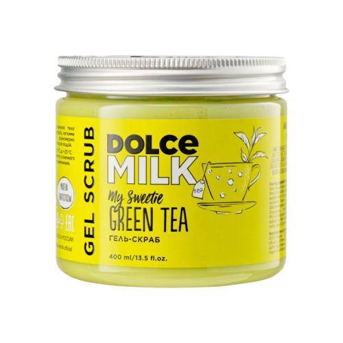 DOLCE MILK Shower Gel Scrub "My Sweetie Green Tea" – 400 ml