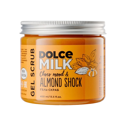 DOLCE MILK Shower Gel Scrub "Choco Mood & Almond Shock" – 400 ml
