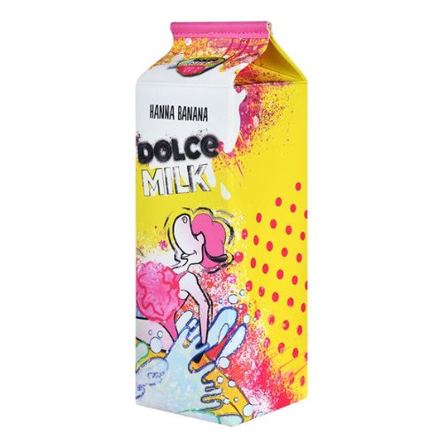 DOLCE MILK Body Care Gift Set 324 – Banana Shower Gel + Sponge + Cosmetic Bag (300 ml + 1 pc)