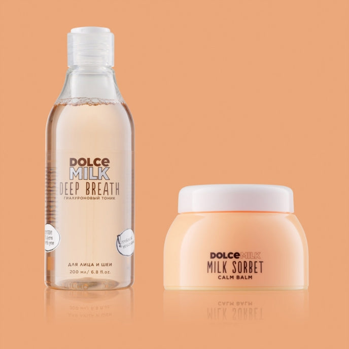 DOLCE MILK Milk Sorbet Calm Balm – Refreshing & Moisturizing Anti-Stress Face Cream, 50 ml