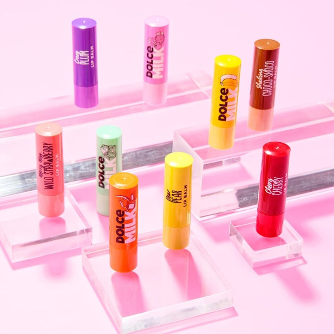 DOLCE MILK Shaking Shoco-Choco Lip Balm – Moisturizing & Nourishing Lip Care with Milk Proteins, 4 g