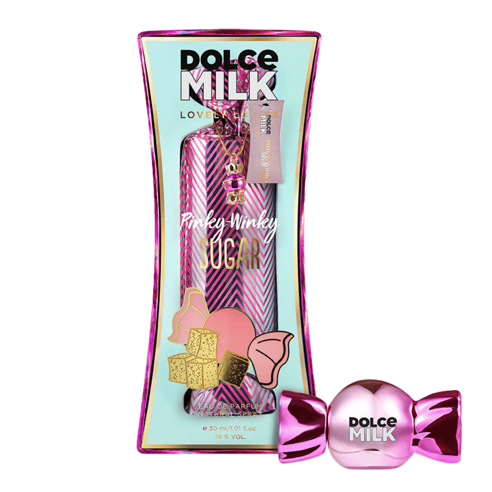 DOLCE MILK Pinky-Winky Sugar Eau de Parfum for Women – Cotton Candy Scent, 30 ml
